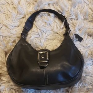 Rare Hobo Classic Double Stitching Leather Coach